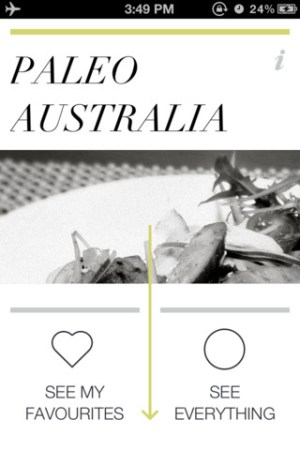 Paleo Australia Recipes iPhone App Screenshot