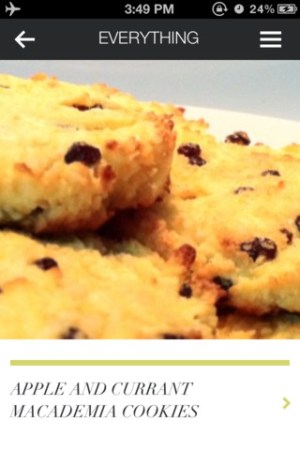 Paleo Australia Recipes iPhone App Screenshot